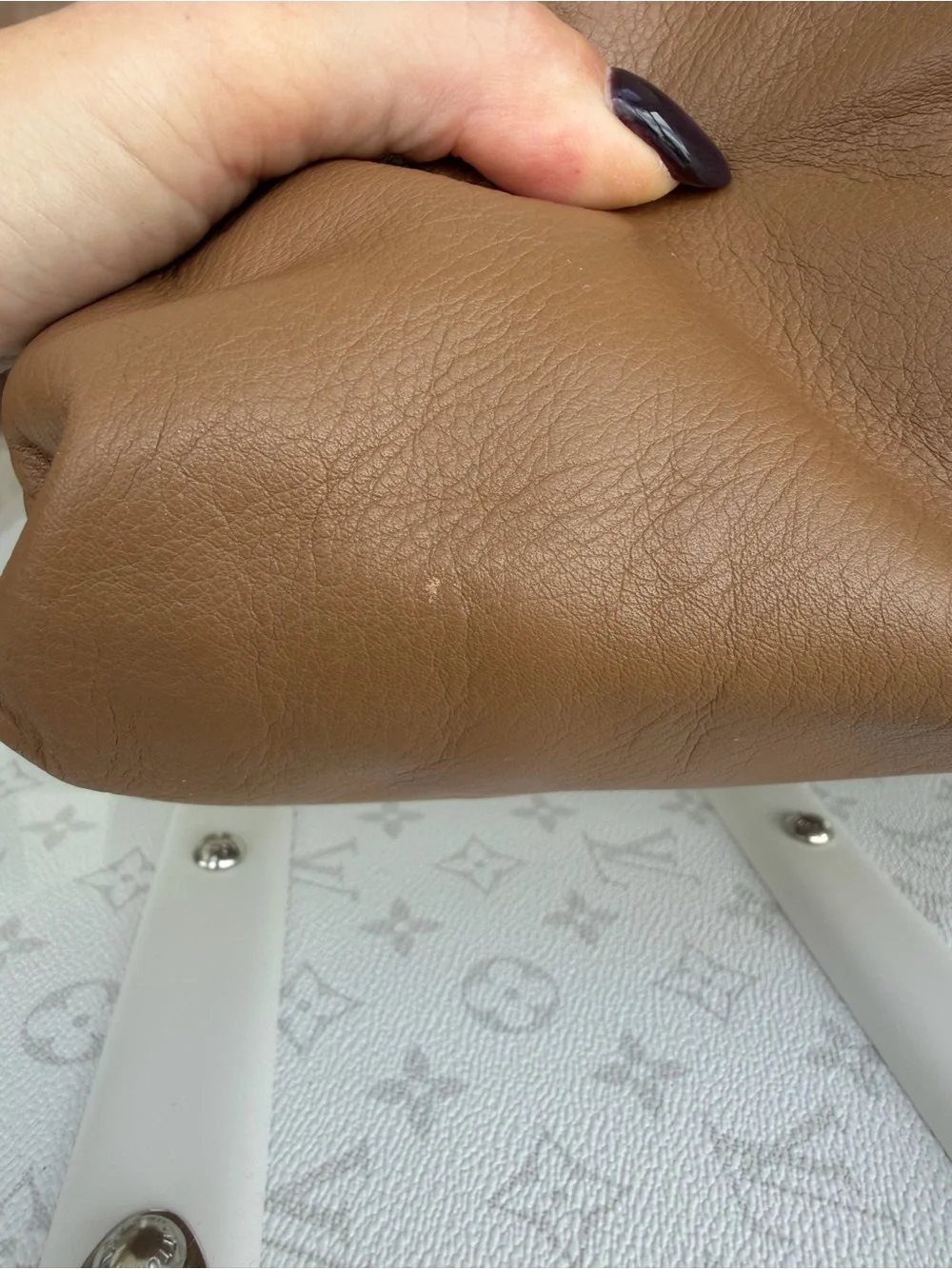 Bottega Veneta Large Pouch Camel/Brown Leather Bag